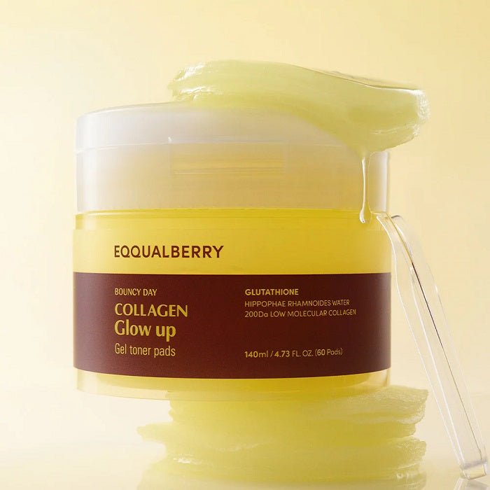COLLAGEN GLOW UP GEL TONER PAD - Dischete Hidrogel Pentru Luminozitate - skinseen.ro