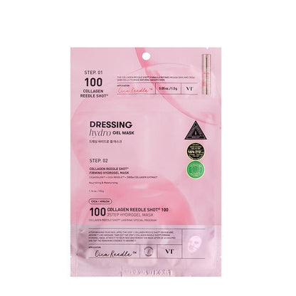 COLLAGEN REEDLE SHOT 100 2 - STEP HYDROGEL MASK - Masca Hidrogel In Doi Pasi Cu Colagen - skinseen.ro