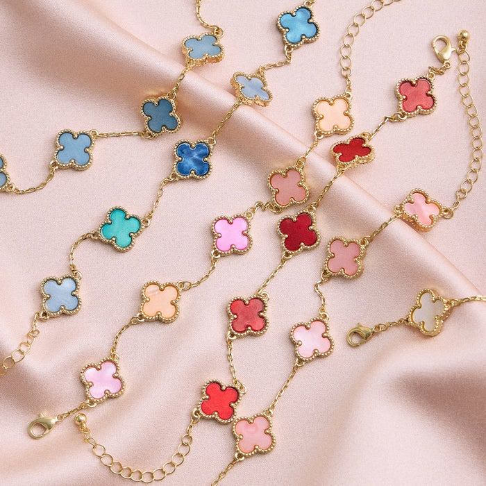 Colorful Shell Charm Bracelets
