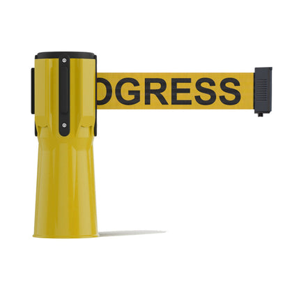 YELLOW / YELLOW WITH "CLEANING IN PROGRESS" BLACK LETTERS