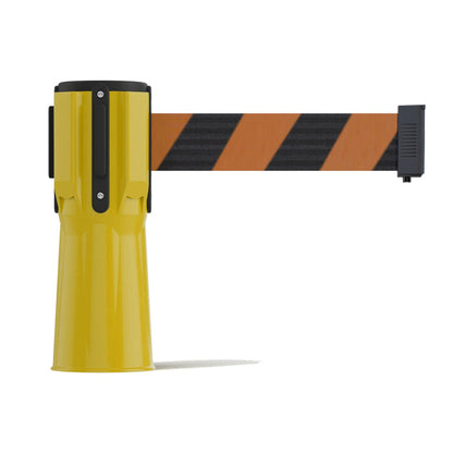YELLOW / BLACK AND ORANGE DIAGONAL