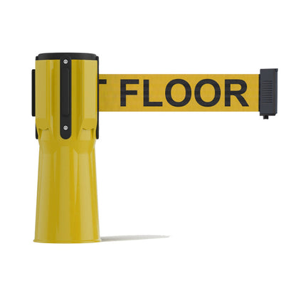 YELLOW / YELLOW WITH "CAUTION - WET FLOOR" BLACK LETTERS