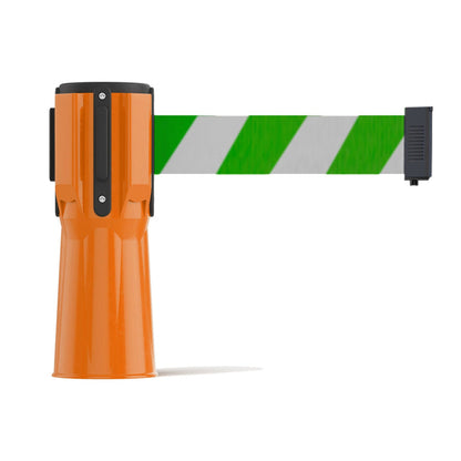 ORANGE / GREEN AND WHITE DIAGONAL