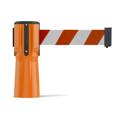 ORANGE / RED AND WHITE DIAGONAL