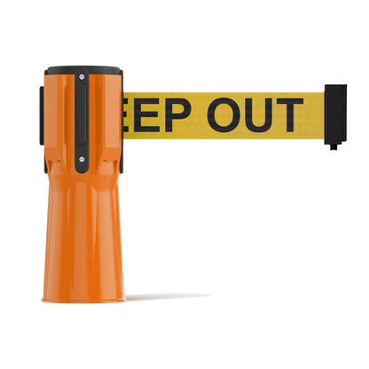 ORANGE / YELLOW WITH "DANGER - KEEP OUT" BLACK LETTERS
