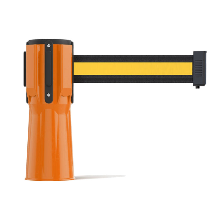 ORANGE / BLACK WITH YELLOW HORIZONTAL STRIPE