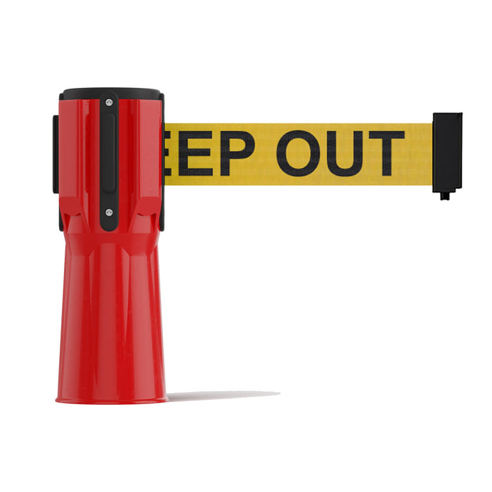 RED / YELLOW WITH "DANGER - KEEP OUT" BLACK LETTERS