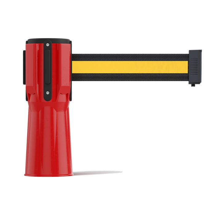 RED / BLACK WITH YELLOW HORIZONTAL STRIPE