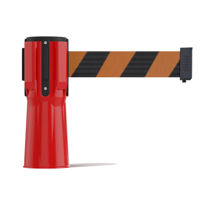 RED / Black and Orange Diagonal