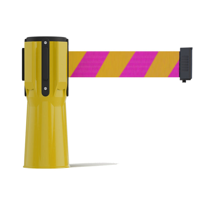 YELLOW / Magenta and Yellow Diagonal