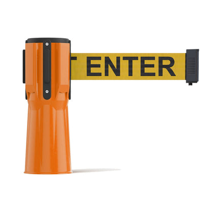 ORANGE / Yellow with "CAUTION - DO NOT ENTER" Black Letters