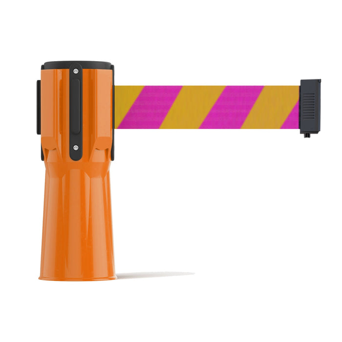 ORANGE / Magenta and Yellow Diagonal