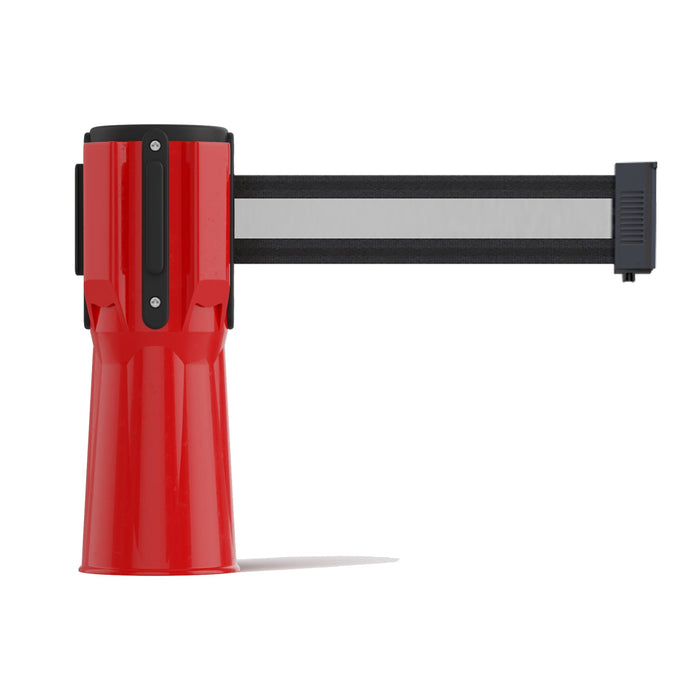 RED / Black with Horizontal White Stripe