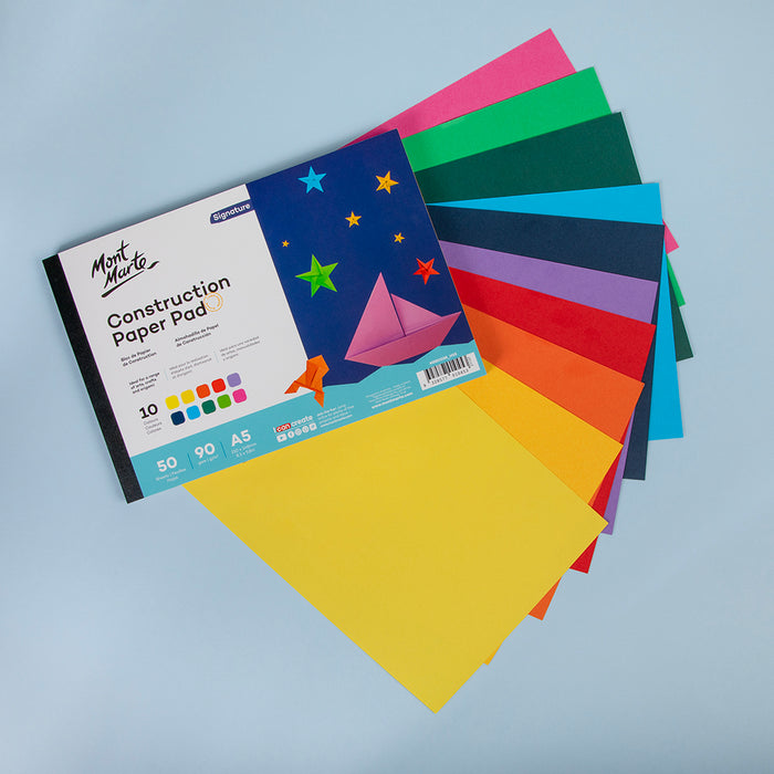 Construction Paper Pad Signature A5 (8.3 x 5.8in) 50 Sheets