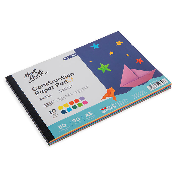 Construction Paper Pad Signature A5 (8.3 x 5.8in) 50 Sheets
