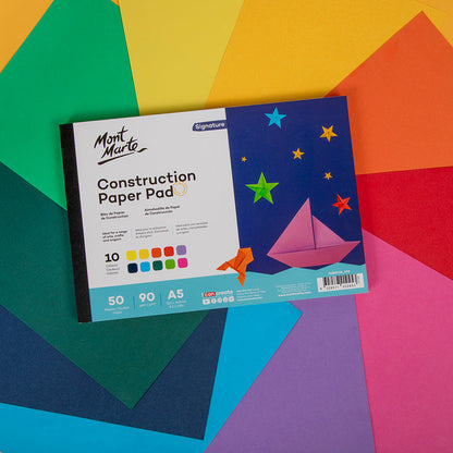 Construction Paper Pad Signature A5 (8.3 x 5.8in) 50 Sheets