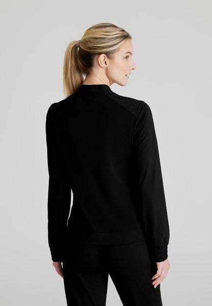 Contour Knit Warm-Up - Black - Grey's Anatomy Scrubs