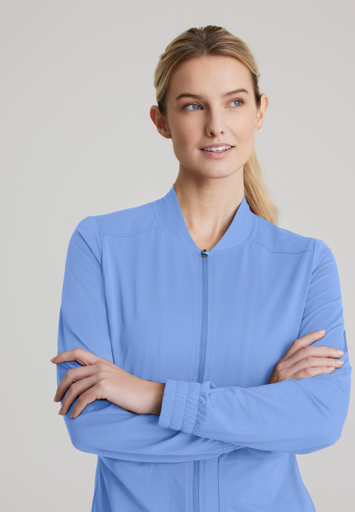 Contour Knit Warm-Up - Ciel Blue - Grey's Anatomy Scrubs