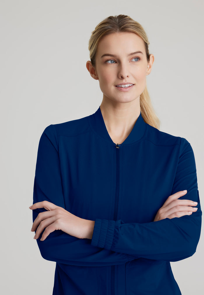 Contour Knit Warm-Up - Navy - Grey's Anatomy Scrubs
