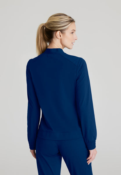 Contour Knit Warm-Up - Navy - Grey's Anatomy Scrubs