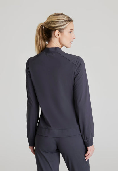 Contour Knit Warm-Up - Pewter - Grey's Anatomy Scrubs