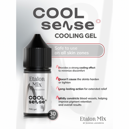 Cool Sense Cooling Gel for Permanent Makeup Procedure by Etalon Mix - PRE-ORDER Supreme Permanent