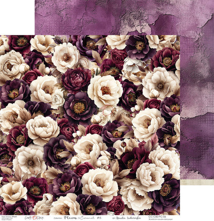 Craft O'Clock - 12X12 Paper Pad - Plum & Caramel. Available at Embellish Away in Bowmanville Ontario Canada.