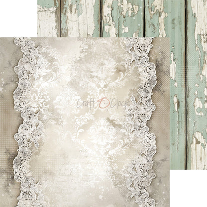 Craft O'Clock - 8X8 Basics Paper Pad - Lifetime Loving You. 24 Double-sided sheets. Available at Embellish Away in Bowmanville Ontario Canada.