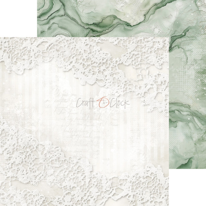 Craft O'Clock - 8X8 Basics Paper Pad - Lifetime Loving You. 24 Double-sided sheets. Available at Embellish Away in Bowmanville Ontario Canada.