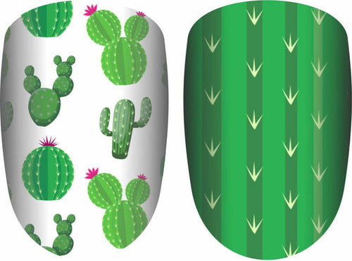 Crazy Cactus Western Nail Strips