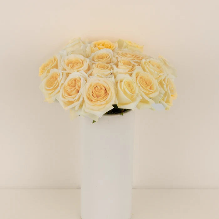 Creme De La Creme Rose Vase - Image