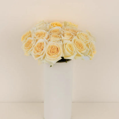 Creme De La Creme Rose Vase - Image
