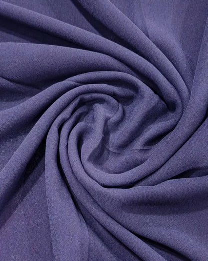 NavyBlue Chiffon Hijab for doctors