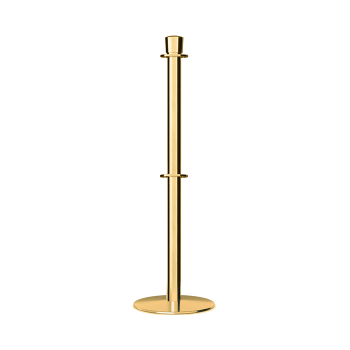 POLISHED BRASS / CROWN TOP TAPPED FOR SIGN FRAME