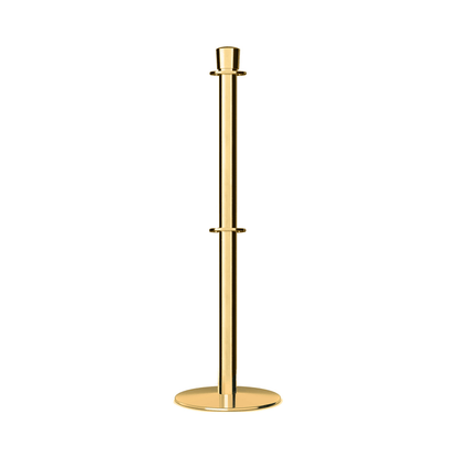 POLISHED BRASS / CROWN TOP TAPPED FOR SIGN FRAME