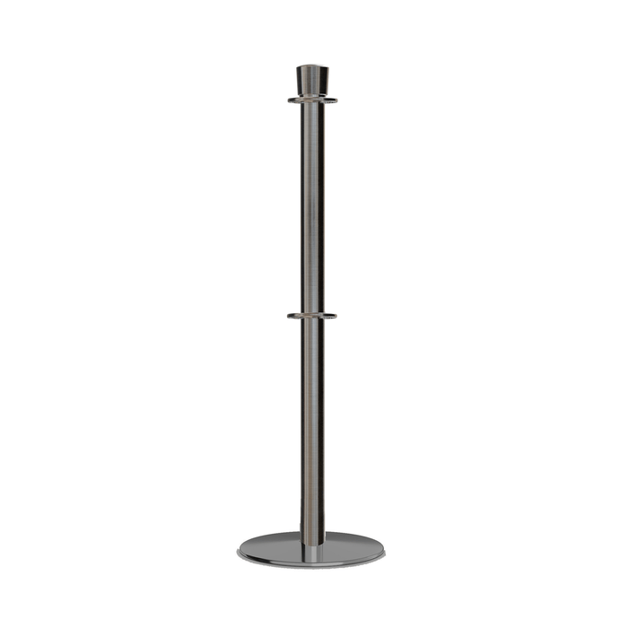 SATIN STAINLESS STEEL / CROWN TOP