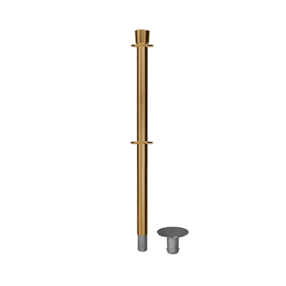 SATIN BRASS / CROWN TOP TAPPED FOR SIGN FRAME