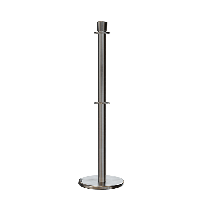 SATIN STAINLESS STEEL / TAPPED FOR SIGN FRAME