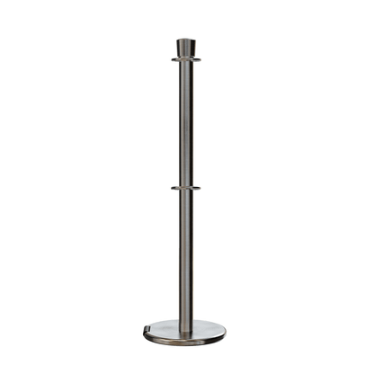 SATIN STAINLESS STEEL / TAPPED FOR SIGN FRAME