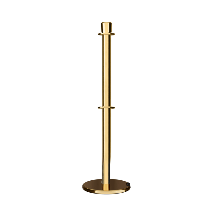 POLISHED BRASS / TAPPED FOR SIGN FRAME