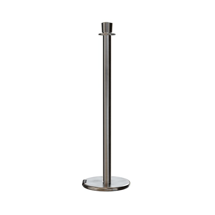 SATIN STAINLESS STEEL / TAPPED FOR SIGN FRAME