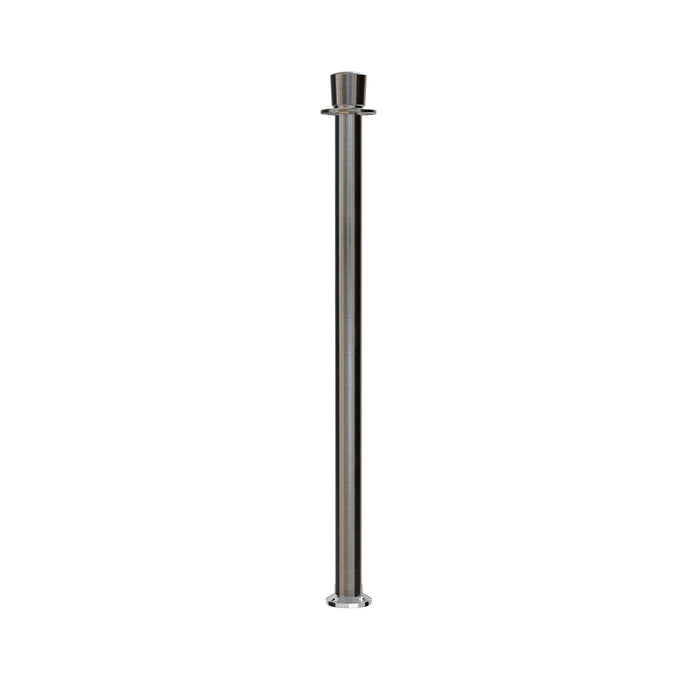 SATIN STAINLESS STEEL POST / NO TAPPED TOP