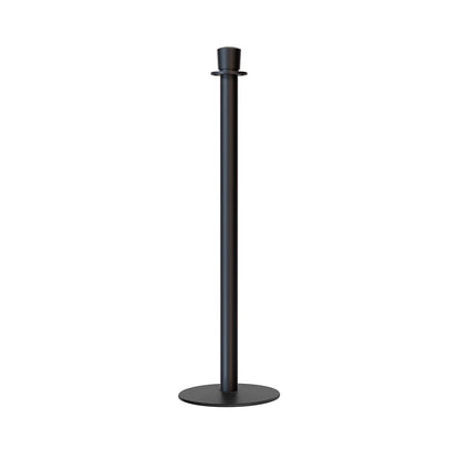 Crown Top Rope Stanchion with Low Profile Base - Montour Line CXLine - Crowd Control Warehouse