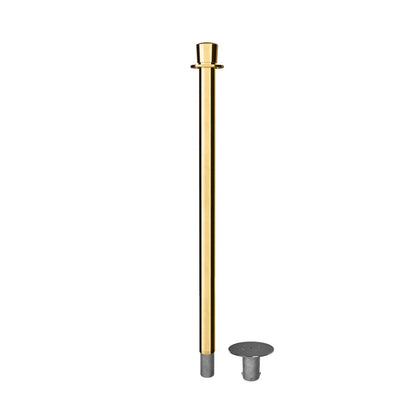 POLISHED BRASS POST / TAPPED TOP FOR SIGN FRAME