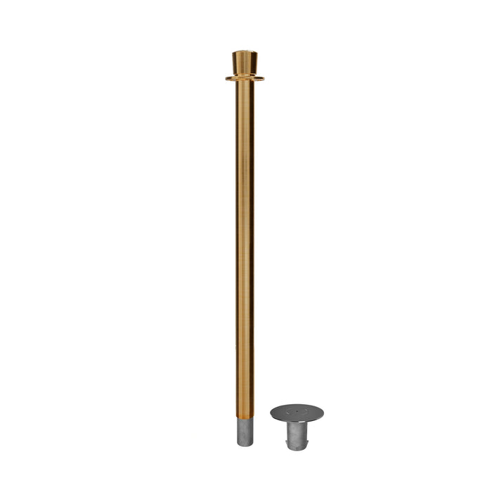 SATIN BRASS POST / NO TAPPED TOP