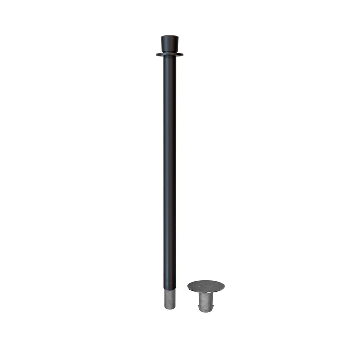 BLACK POST / TAPPED TOP FOR SIGN FRAME