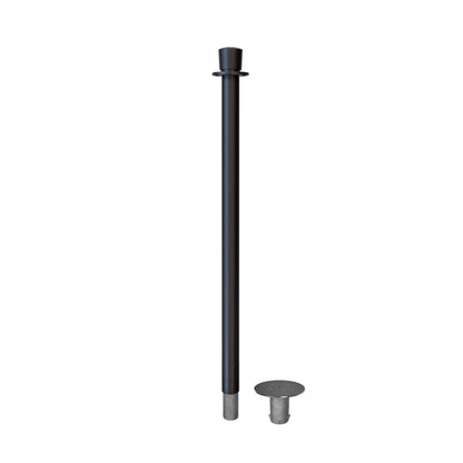 BLACK POST / TAPPED TOP FOR SIGN FRAME