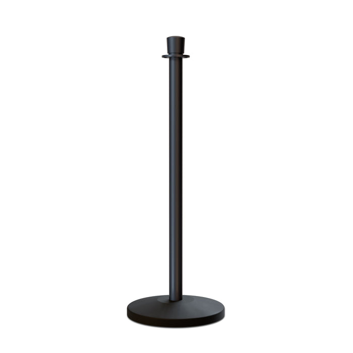 Crown Top Rope Stanchion with Sloped Base - Montour Line CLine - Crowd Control Warehouse