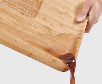 CUT&CARVE™ BAMBOO CHOPPING BOARD