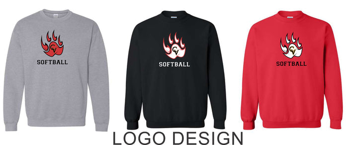 CV Softball Crewneck Sweatshirt